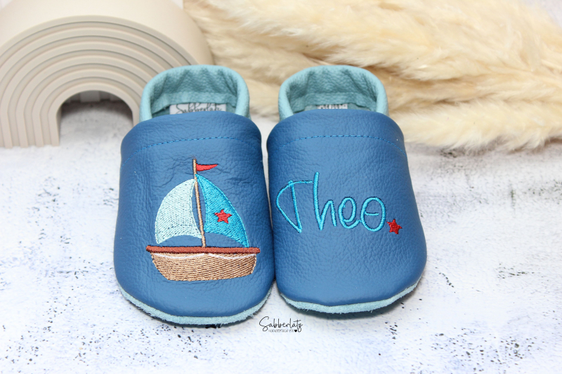 Preview: Segelboot-Puschen